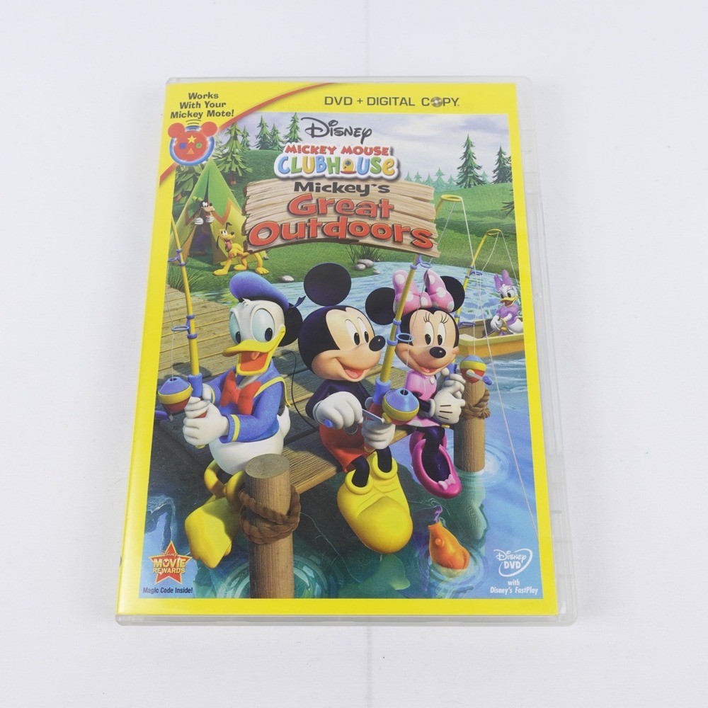 Disney Mickey Mouse Clubhouse Mickey's Great Outdoors 2 Disc Combo (DVD, 2011)